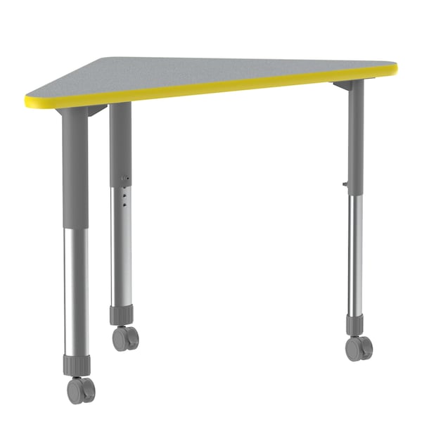 HPL Collaborative Desk - Casters - Wing